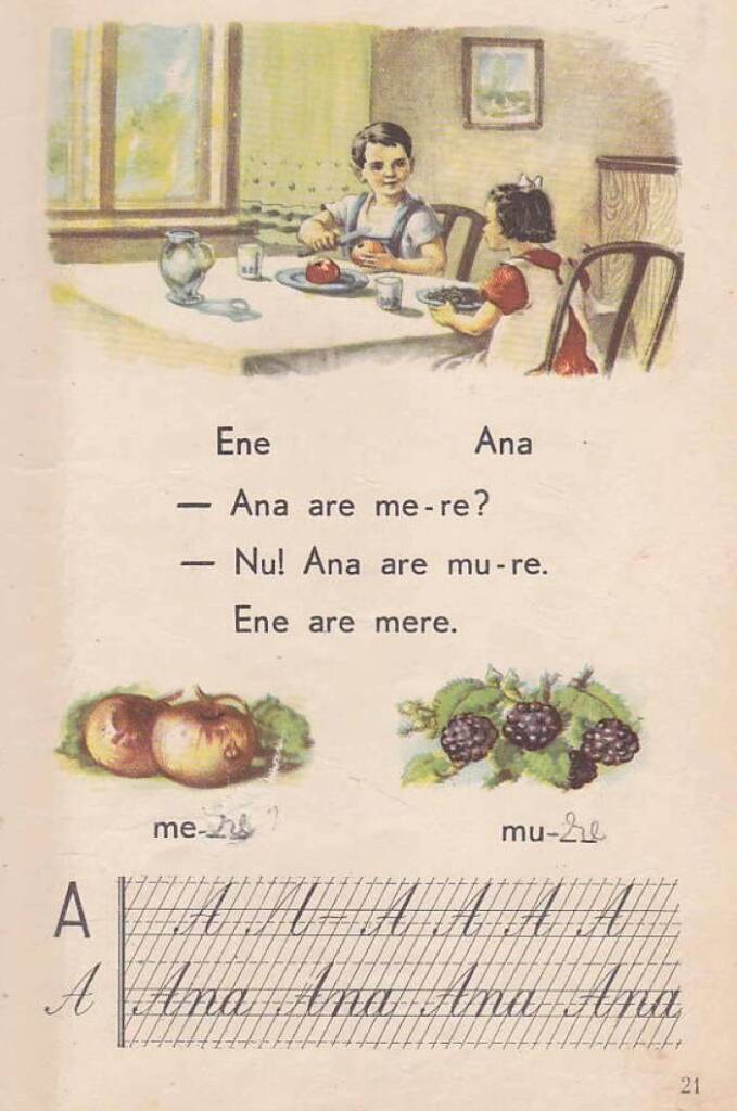 Generații după generații, elevii au silabisit: Ana are mere