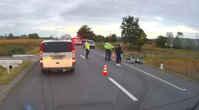 Accident rutier în zona localității Beclean