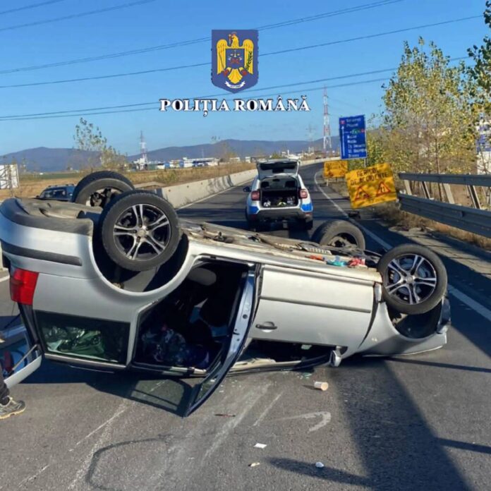Trafic blocat pe Ocolitoarea municipiului Brașov