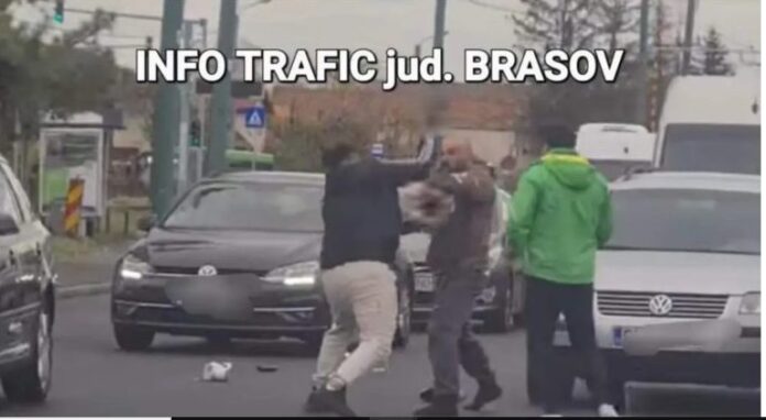 Brașov: bătaie între șoferi în mijlocul străzii