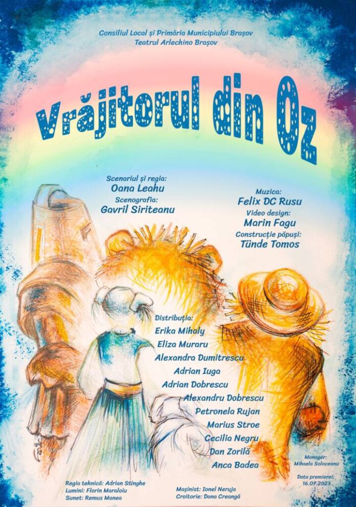Teatrul Arlechino din Brașov participă cu „Vrăjitorul din Oz” la „Gala Aniversară ImPuls Țăndărică”