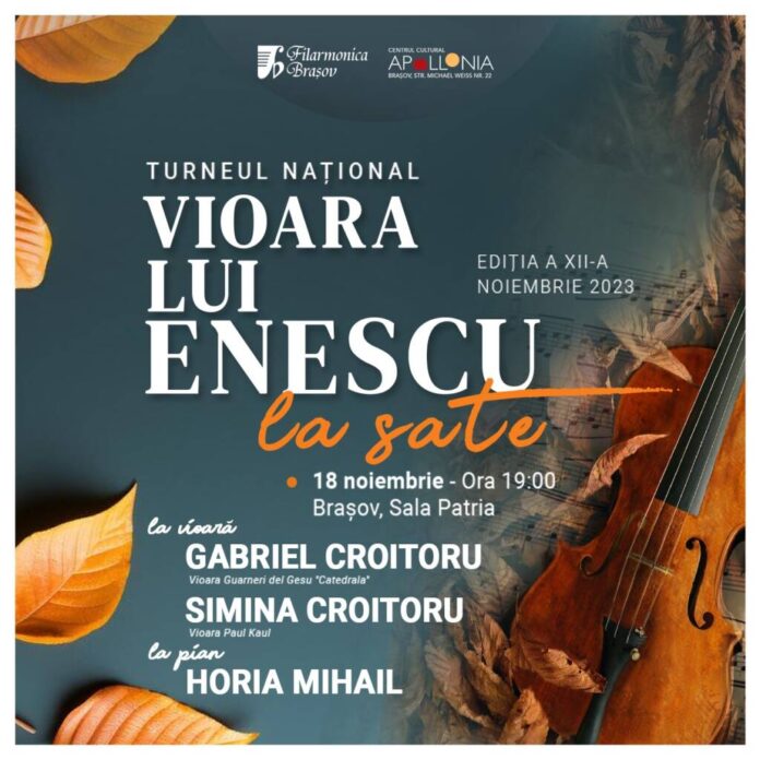 Turneul național ”Vioara lui Enescu”, în Brașov