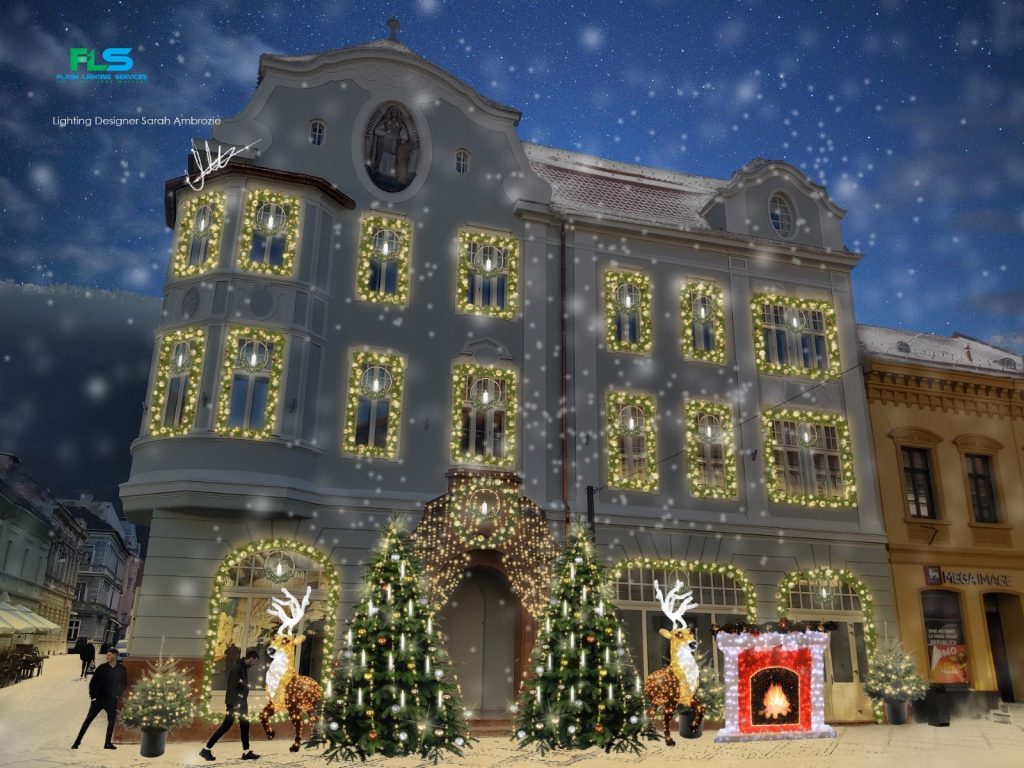 Brașovul, ,,Clasic și elegant”: Primăria a început pregătirile pentru sărbătorile de iarnă și montarea iluminatului festiv