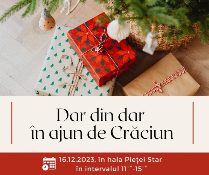Schimb sau donații de jucării, hăinuțe, cărți: „Dar din dar în ajun de Crăciun”, în Piața Star