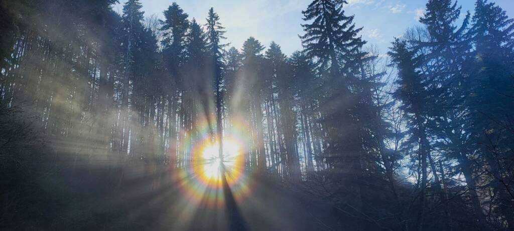 FOTO: Fenomen optic interesant, surprins în Parcul Natural Bucegi