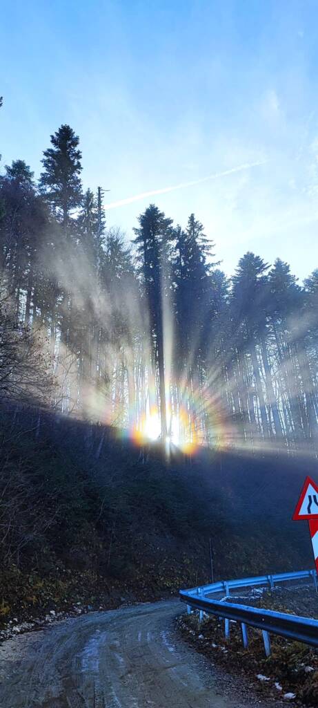 FOTO: Fenomen optic interesant, surprins în Parcul Natural Bucegi