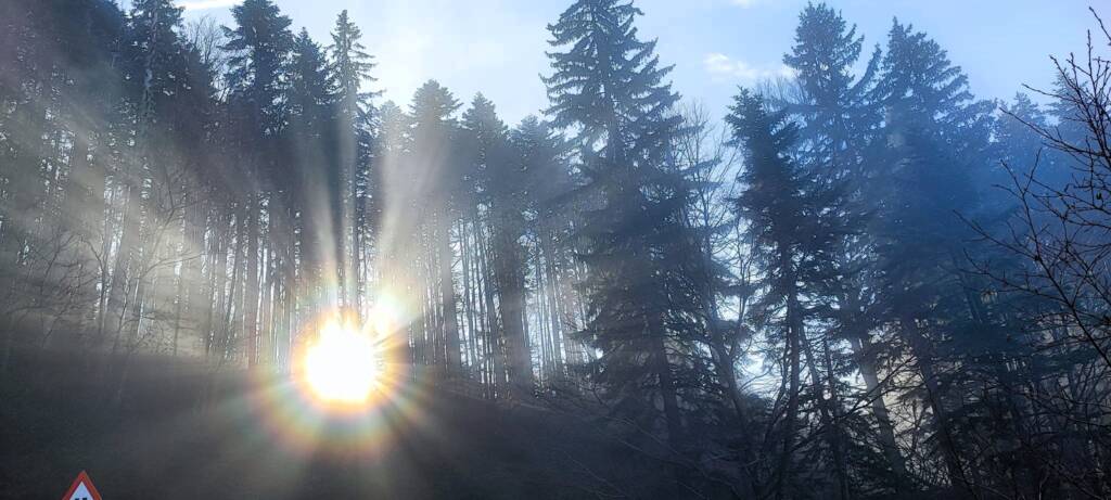 FOTO: Fenomen optic interesant, surprins în Parcul Natural Bucegi