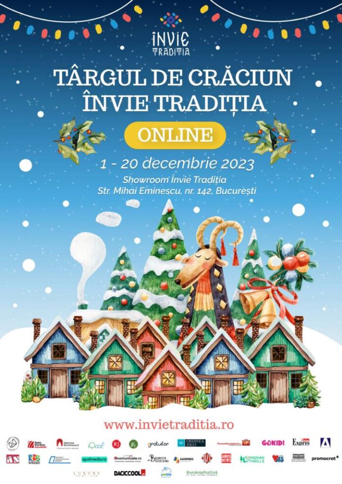 (P) Târgul de Crăciun Online Învie Tradiția, 1 – 22 Decembrie 2023