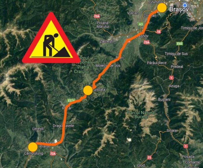 Au fost desemnați constructorii pentru finalizarea lucrărilor de modernizare a DN73, între Brașov și Câmpulung
