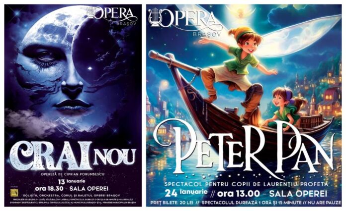 Datorită cererii foarte mari de bilete, Opera Brașov adaugă două spectacole noi în programul lunii ianuarie