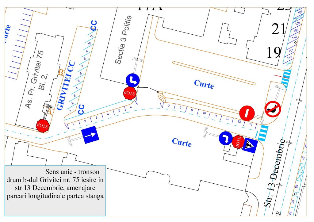 Parcări noi și sensuri unice în Brașov, avizate de Comisia de circulație
