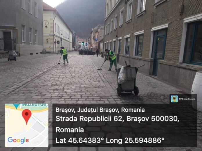 FOTO: În Brașov, pregătiri pentru curățenia de primăvara