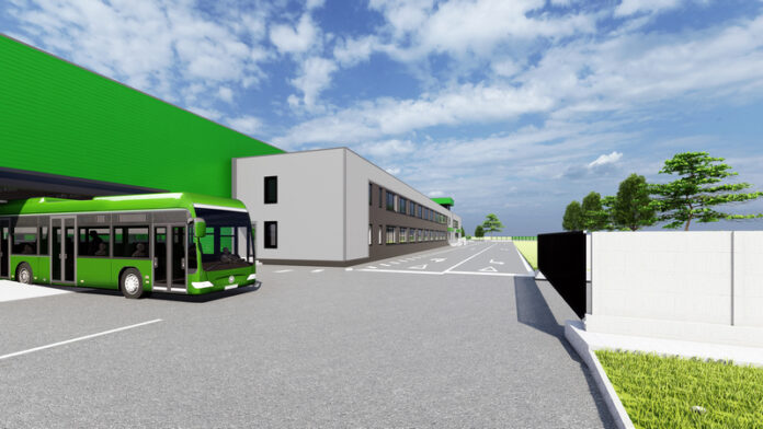 Brașov: Garajul pentru autobuze electrice și clădirile anexă vor fi finalizate până la sfârșitul lui 2024