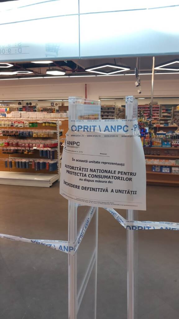 Brașov: Protecția Consumatorilor vrea să închidă definitiv un magazin de pe Șoseaua Cristianului