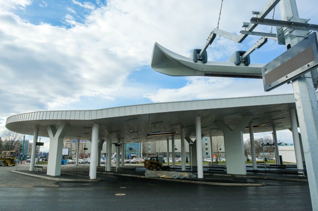 FOTO: Se deschide terminalul modern de transport urban Gara Brașov 