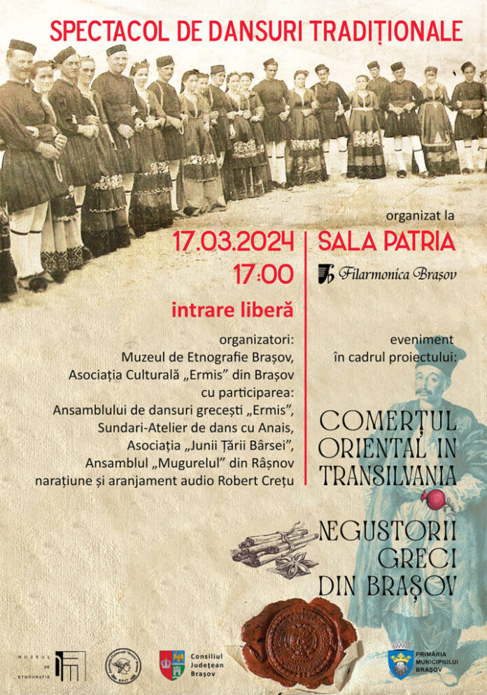 Ziua Independenței Greciei, sărbătorită la Brașov cu spectacol de dansuri tradiționale și expoziție