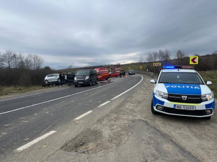 Accident rutier pe DN1