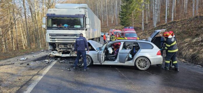 Accident rutier pe DN1A în zona Babarunca