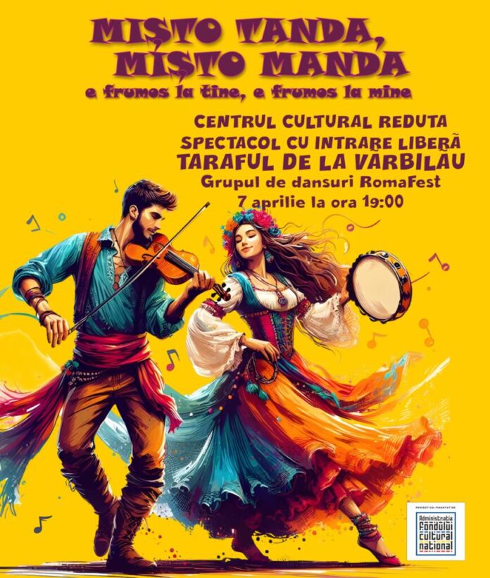 Proiectul cultural „Mișto tanda, mișto manda – e frumos la tine, e frumos la mine”, despre comunitățile rome din Săcele, la Centrul Cultural Reduta