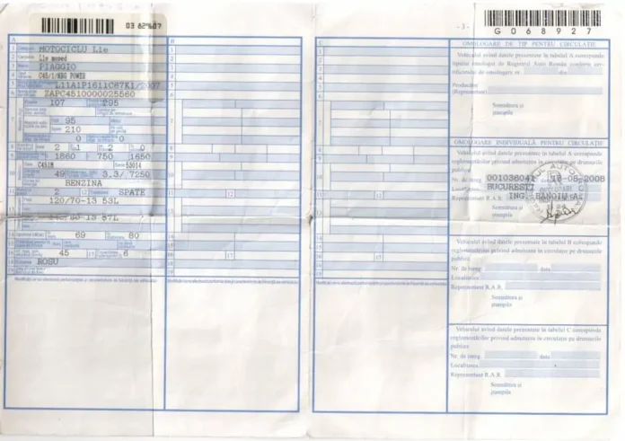 Cererile pentru schimbarea proprietarului unui vehicul vor putea fi depuse integral online