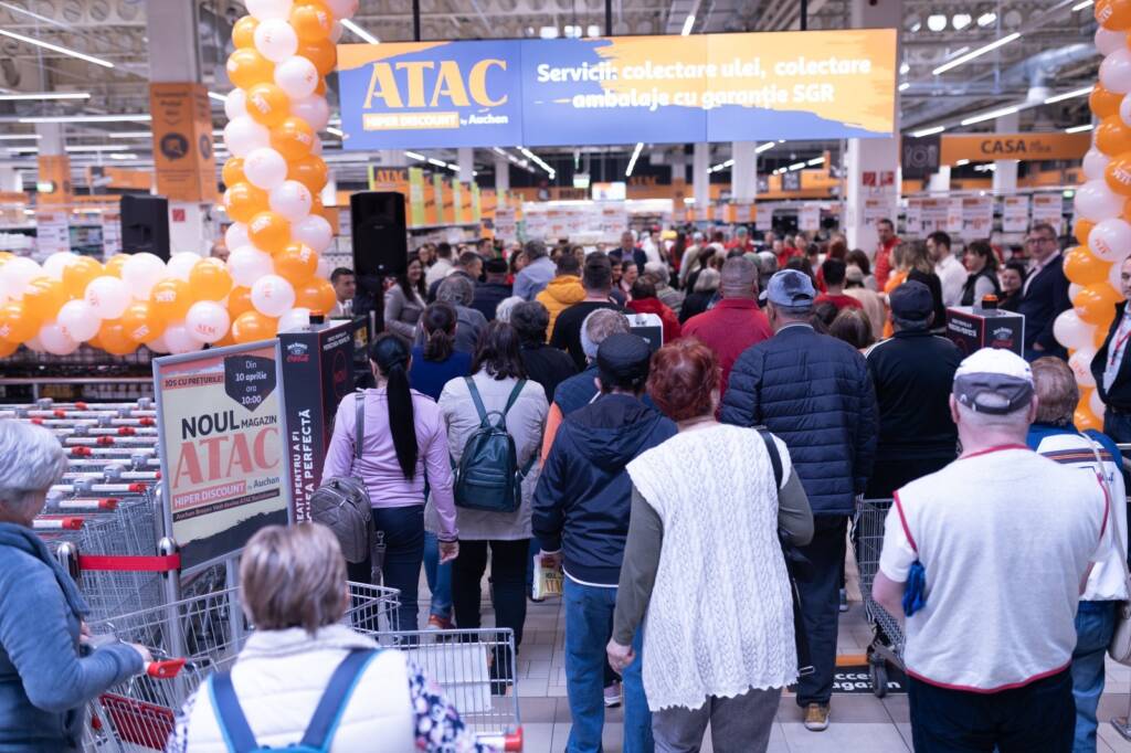 (P) S-a deschis hipermarketul discount ATAC, în locul Auchan Brașov Vest. Prețuri mici permanent la mii de produse! 