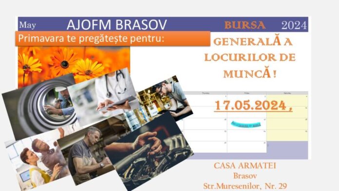Brașov: Sute de locuri de muncă disponibile, la Bursa Generală a Locurilor de Muncă