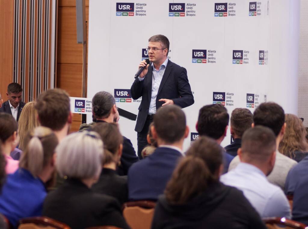 Senatorul USR Irineu Darău este candidatul Alianței Dreapta Unită pentru Președinția Consiliului Județean Brașov la alegerile din 9 iunie