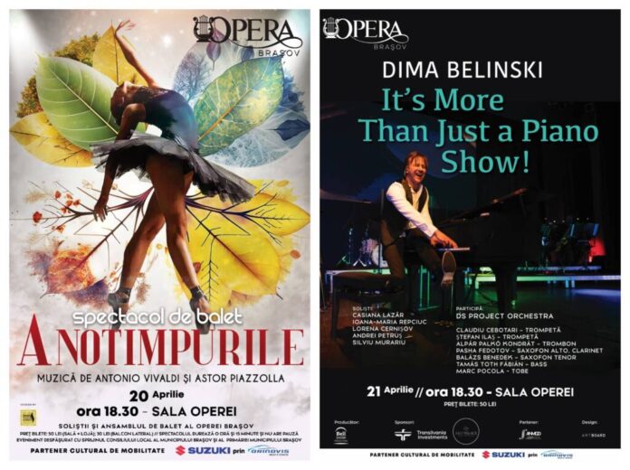 „Anotimpurile” și un show pianistic, pe scena Operei Brașov