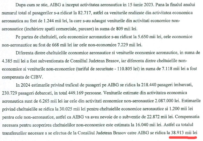 Lipsa de transparență arătată de conducerea Consiliului Județean în ceea ce privește administrarea aeroportului atrage critici din partea consilierilor județeni USR