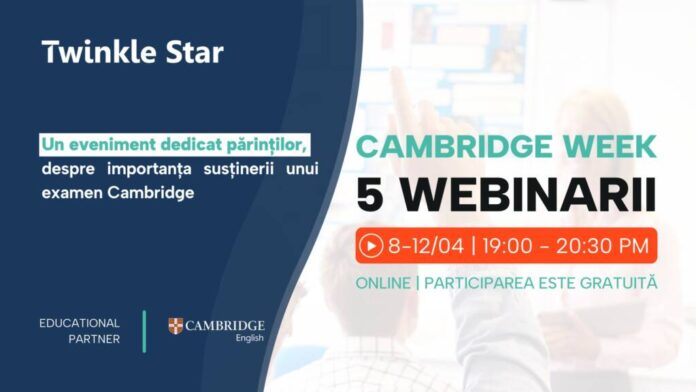 Cambridge Week, o incursiune pentru părinți în lumea examenelor Cambridge