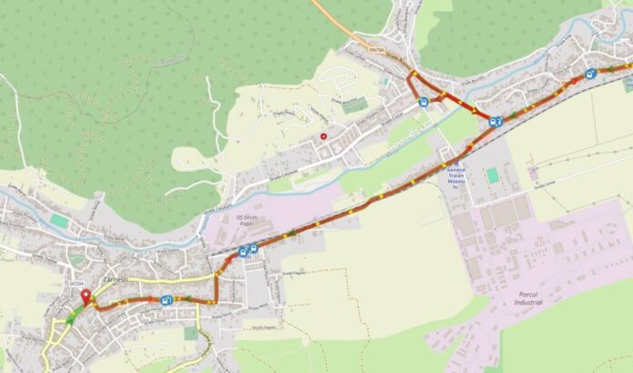 Circulația liniei 140, Brașov – Zărnești, se schimbă din cauza unor lucrări pe str. Celulozei din Zărnești