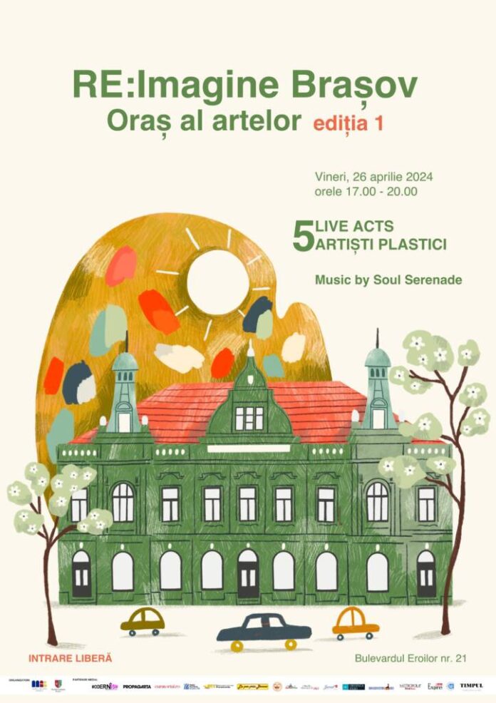 Cum ar arăta Brașovul dacă artele ar avea întâietate? Muzeul de Artă Brașov lansează o nouă serie a evenimentelor „Re:Imagine Brașov” în 2024