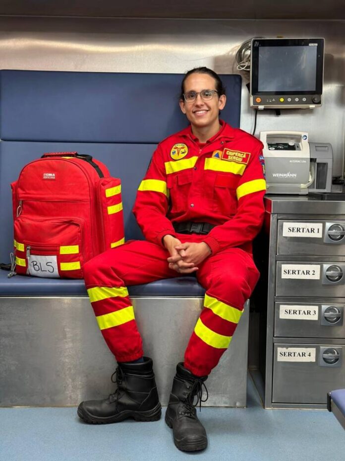 Student la Medicină, voluntar pe ambulanță SMURD în cadrul ISU Brașov