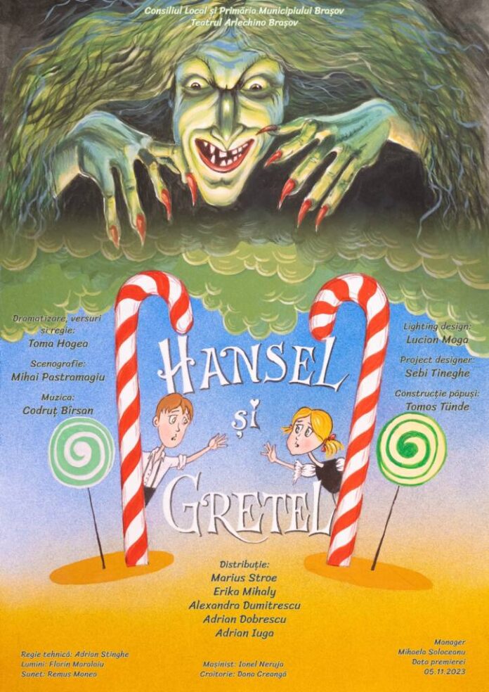 Teatrul Arlechino Brașov prezintă „Hansel și Gretel” la două festivaluri internaționale din România