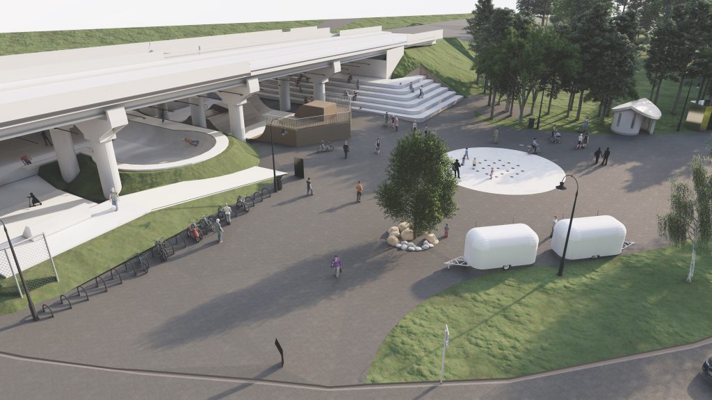 Încep lucrările la Brașov la primul complex din România dedicat sporturilor urbane construit sub un pasaj