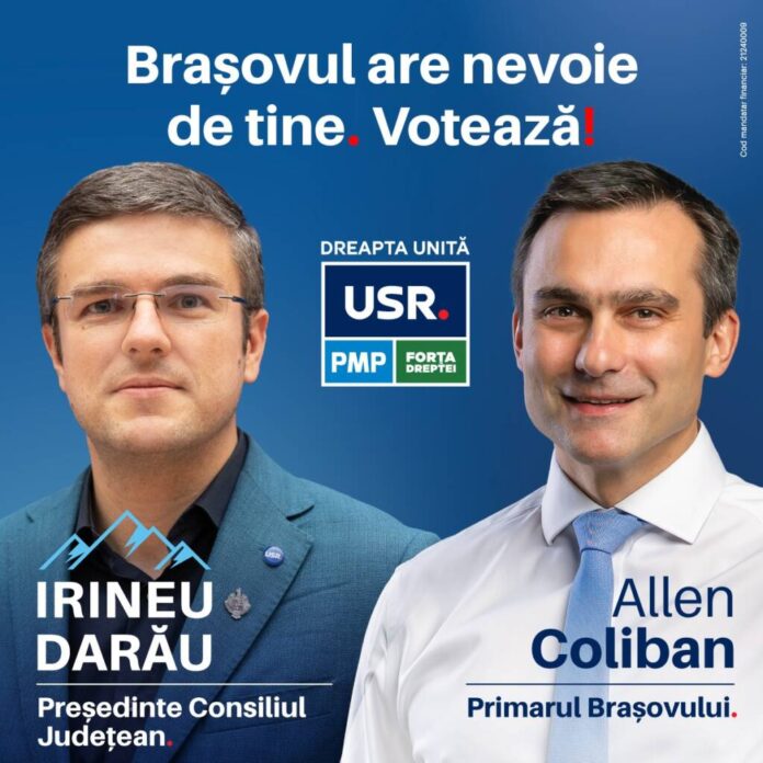 Tu votezi, Allen Coliban și Irineu Darău se luptă cu clanul. Pe 9 iunie, alegem viitorul Brașovului