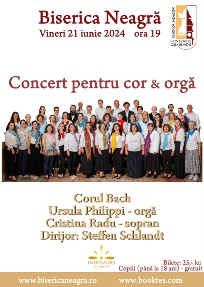 Concert pentru cor și orgă la Biserica Neagră