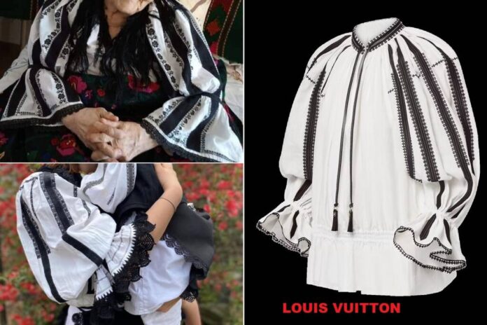 Brandul francez Louis Vuitton a retras de pe site-ul său bluza inspirată din ia românească