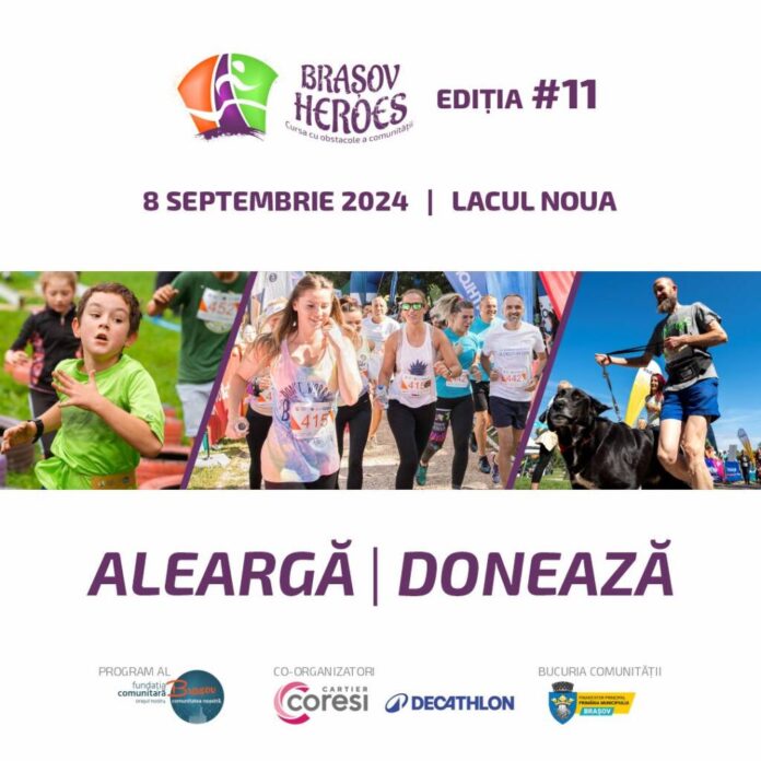 9 cauze din județul Brașov caută #eroideBrașov, alergători și donatori pentru schimbări în Bine în domeniile social, educație, mediu și protecția animalelor