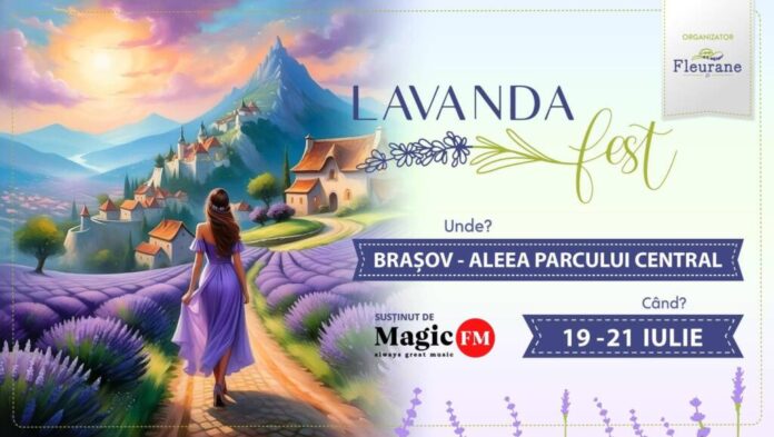 Lavanda Fest, la Brașov, pe Aleea Parcului Central 