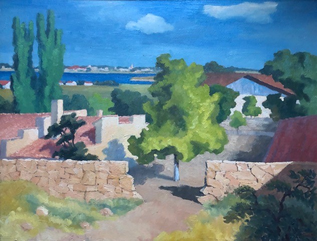 Casa din Viscri a Regelui Charles al III-lea găzduiește expoziția de pictură „Captiv între lumi”, de G. M. Cantacuzino