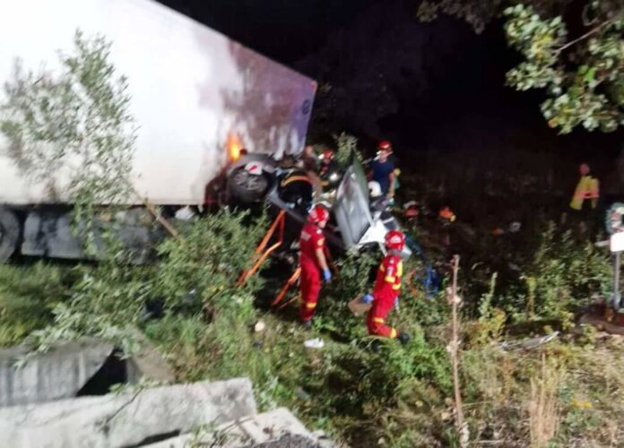 Accident grav pe DN1 în Porumbacu de Jos