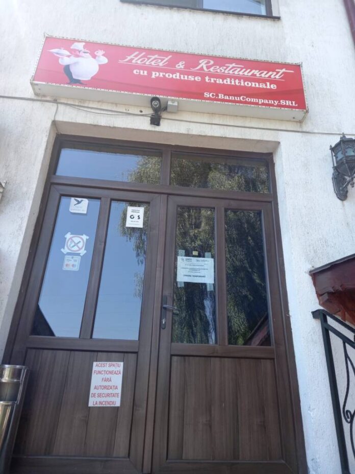 Restaurant aflat pe DN13, în zona Rupea, închis temporar de Protecția Consumatorilor