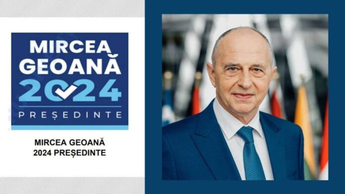 Mircea Geoană a înregistrat la OSIM marca ”MIRCEA GEOANĂ 2024 PREŞEDINTE”