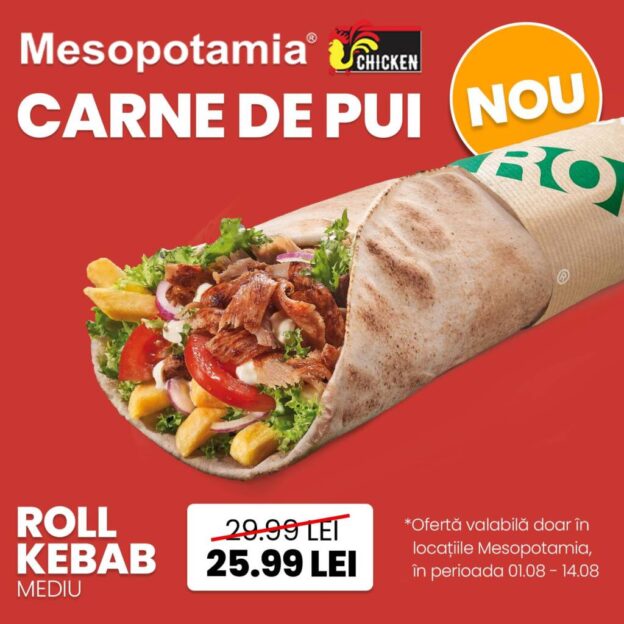 (P) Nou la Mesopotamia, acum și carne de pui!