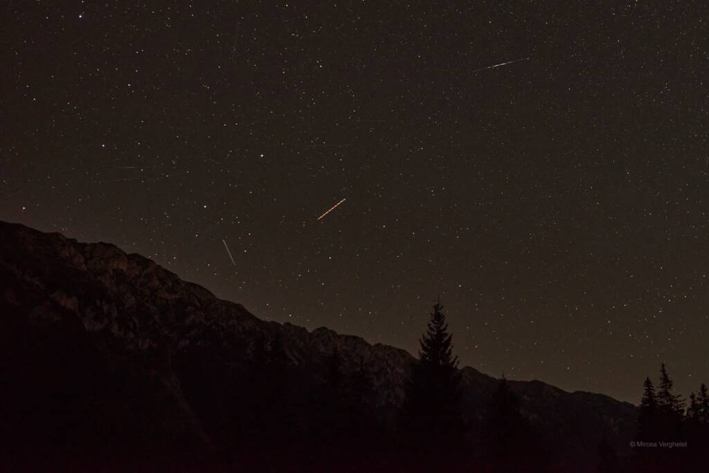 FOTO: Ploaie de meteoriți în Parcul Național Piatra Craiului