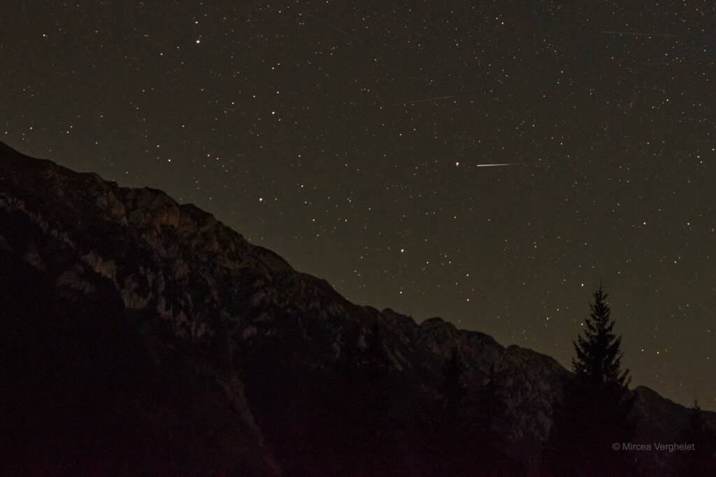 FOTO: Ploaie de meteoriți în Parcul Național Piatra Craiului