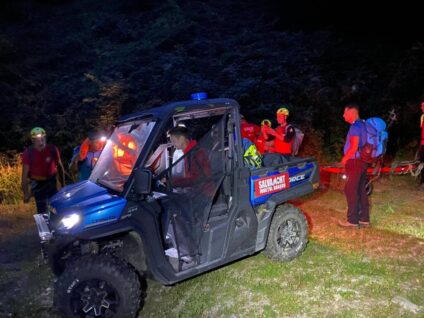 Acțiune complexă de salvare pentru un turist accidentat în Munții Făgăraș (FOTO)