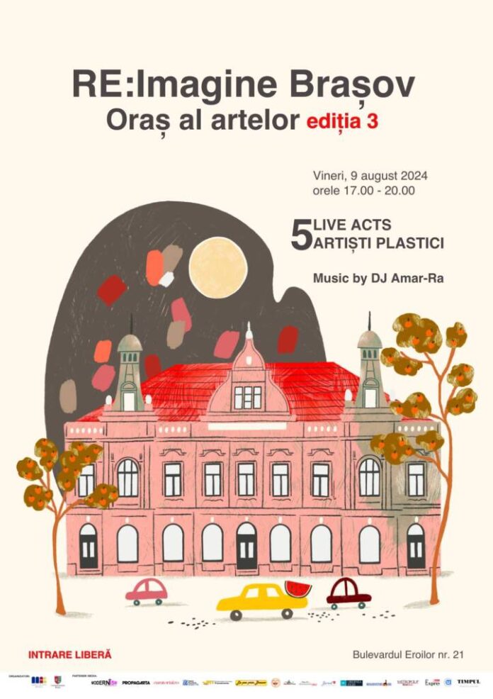 „Re:Imagine Brașov – Oraș al artelor, Ediția 3”: Cinci artiste contemporane își reimaginează mediul urban brașovean prin prisma artei