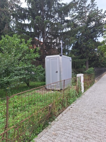 Stație de monitorizare a calității aerului, în Făgăraș